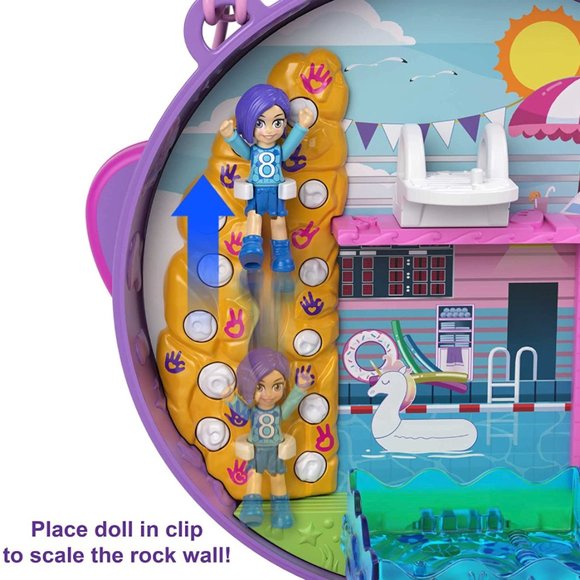 Polly Pocket | Soccer Squad w/2 Micro Dolls & Accessories, Surprise Reveals - Picture 3 of 9